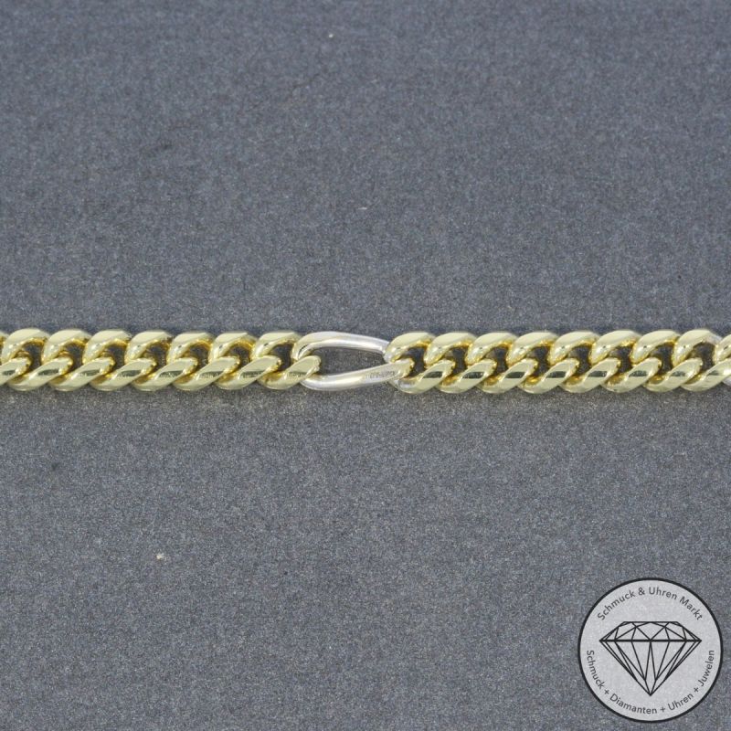 Wert 2890 € Panzer Armband (13,0 g) in 585er 14 K Gelbgold - 104404