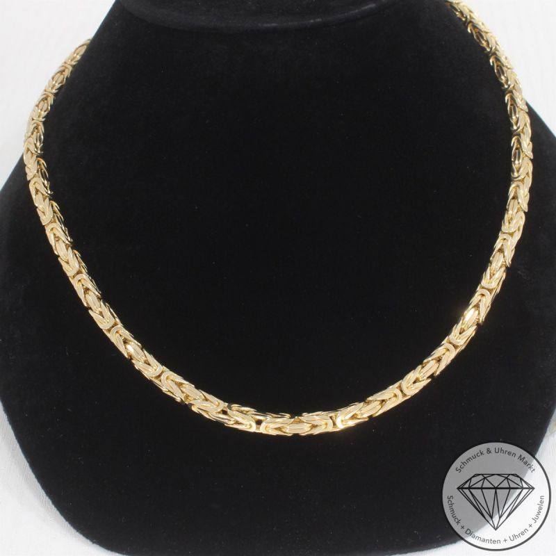 Wert 17990 € Königs Kette (81,6 Gramm) in 585er 14 K Gelbgold - 104445