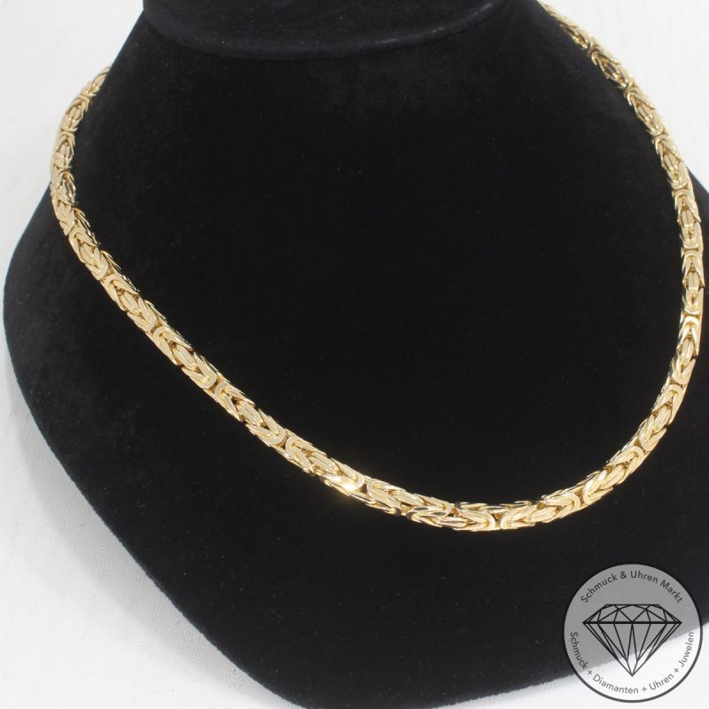 Wert 17990 € Königs Kette (81,6 Gramm) in 585er 14 K Gelbgold - 104445