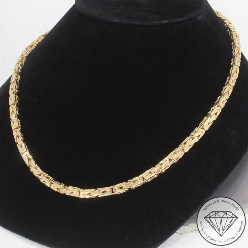 Wert 17990 € Königs Kette (81,6 Gramm) in 585er 14 K Gelbgold - 104445