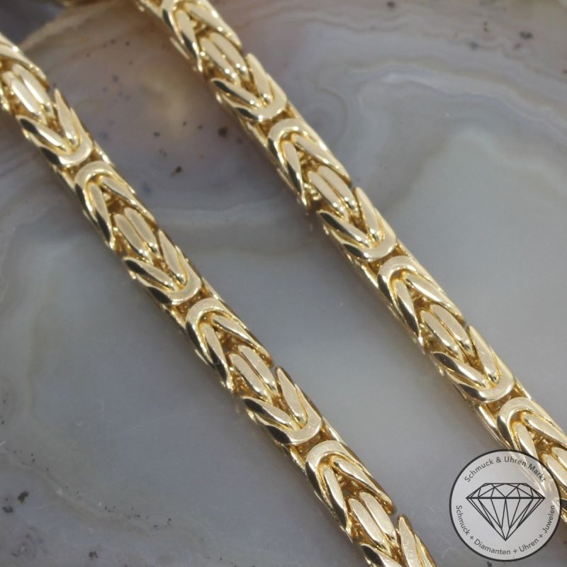 Wert 17990 € Königs Kette (81,6 Gramm) in 585er 14 K Gelbgold - 104445