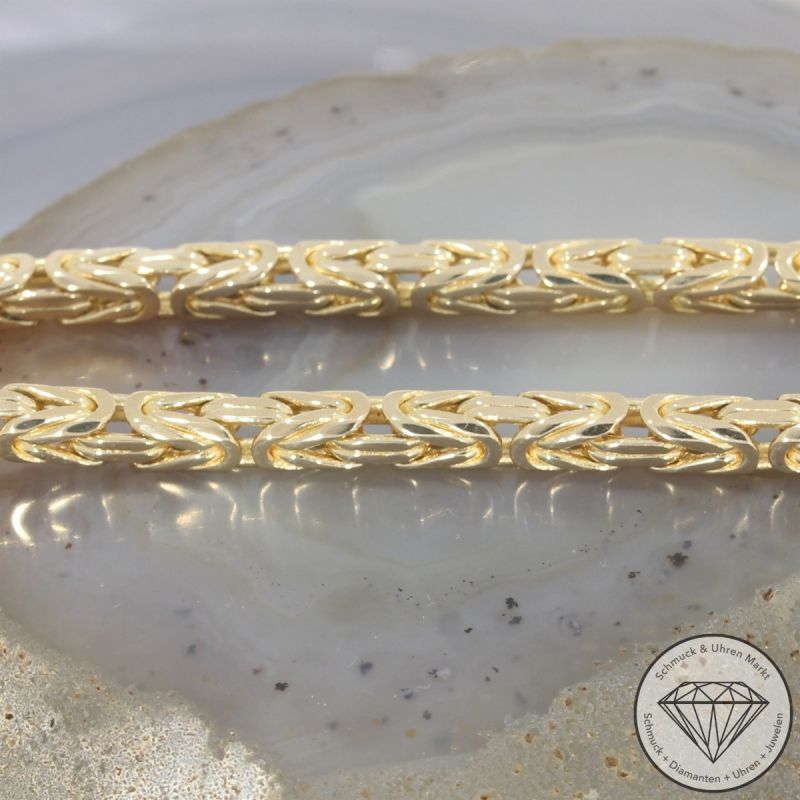 Wert 17990 € Königs Kette (81,6 Gramm) in 585er 14 K Gelbgold - 104445