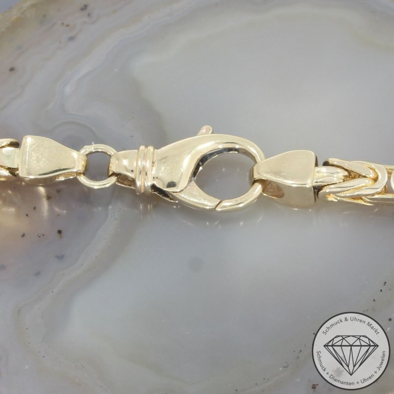 Wert 17990 € Königs Kette (81,6 Gramm) in 585er 14 K Gelbgold - 104445