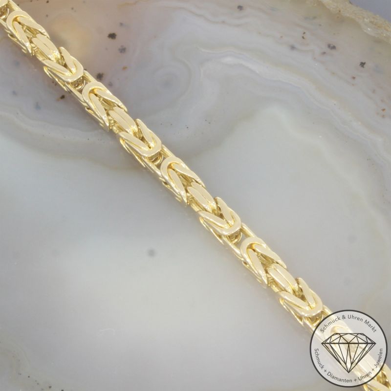 Wert 2990 € Königs Armband (12,2Gramm) in 585er 14 K Gelbgold - 104447