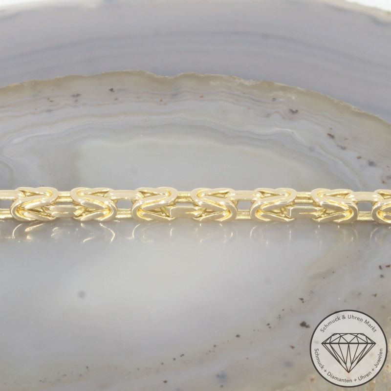 Wert 2990 € Königs Armband (12,2Gramm) in 585er 14 K Gelbgold - 104447