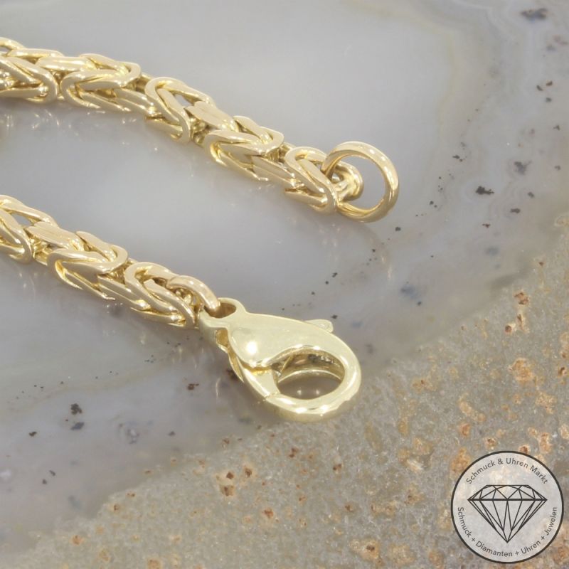 Wert 2990 € Königs Armband (12,2Gramm) in 585er 14 K Gelbgold - 104447