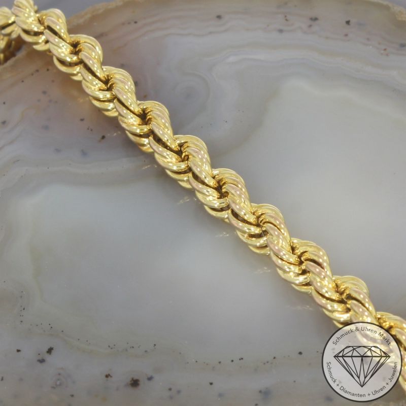 Wert 1200 € Kordel Armband (8,0 Gramm) in 333er 8 K Gelbgold -  104467