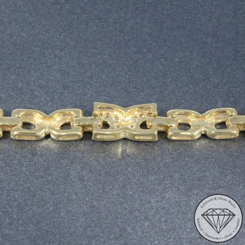 Wert 3580 € Brillant Armband (ca. 0,45 carat) in 585er 14 K Gelbgold - 104504