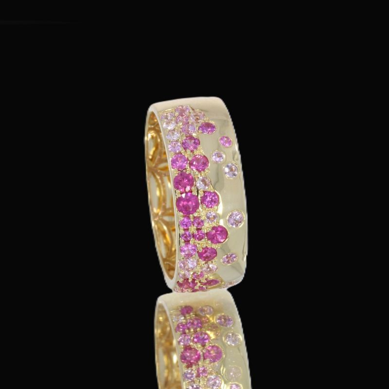 Wert 3190 € Saphir Ring (1,11 carat) in 585er 14 K Gelbgold Gr.58 - H1896