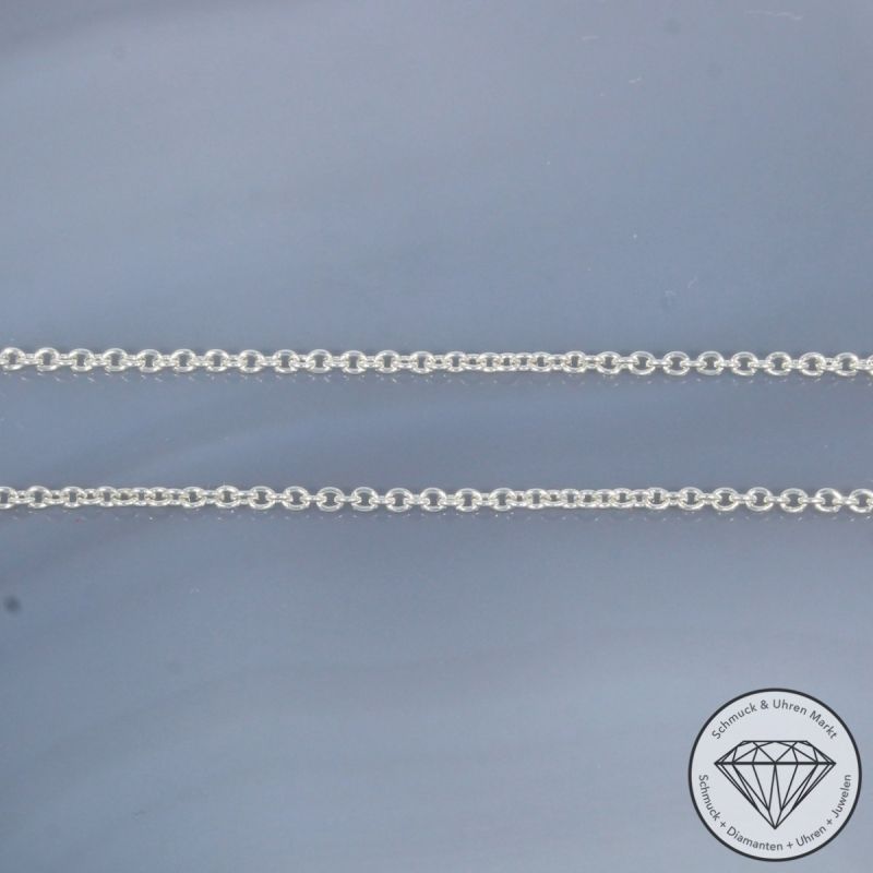 Wert 6090 € Brillant Saphir Collier in 585er 14 K Weißgold - H14