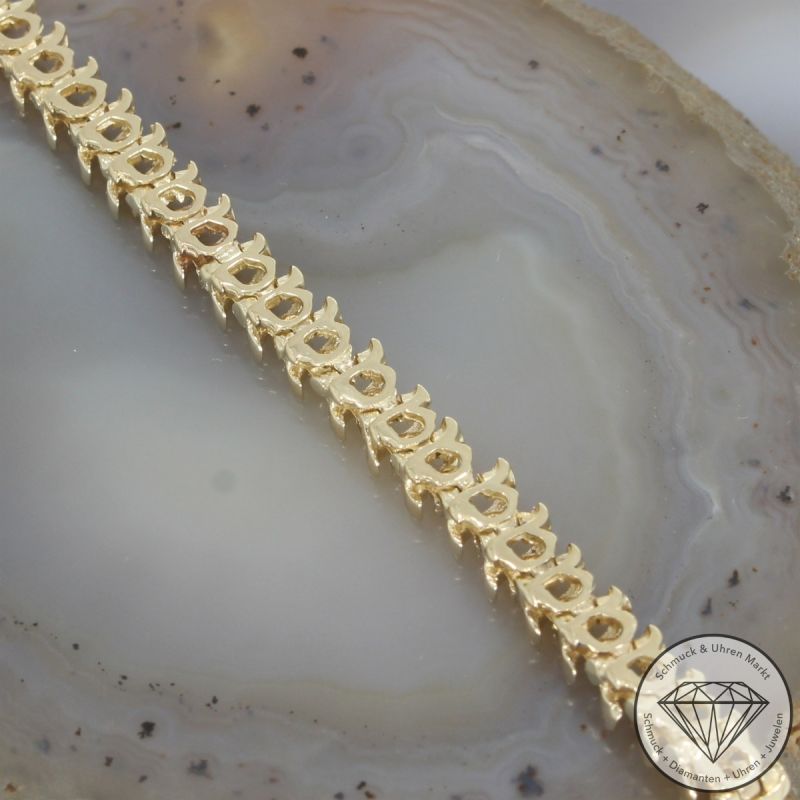 Wert 6990 € Brillant Armband (ca. 1,80 carat) in 585er 14 K Gelbgold - 104752