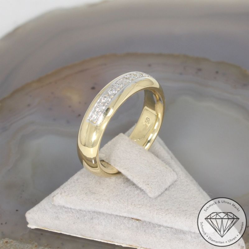 Wert 2750 € Brillant Diamant Ring in 750er 18 K Gelbgold - 104805