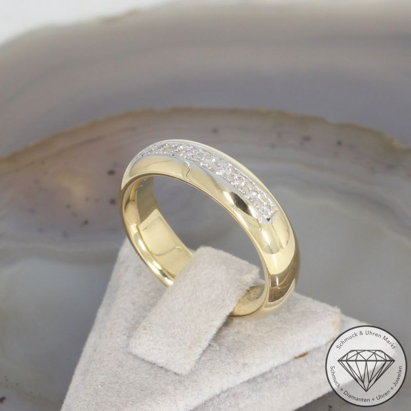 Wert 2750 € Brillant Diamant Ring in 750er 18 K Gelbgold - 104805