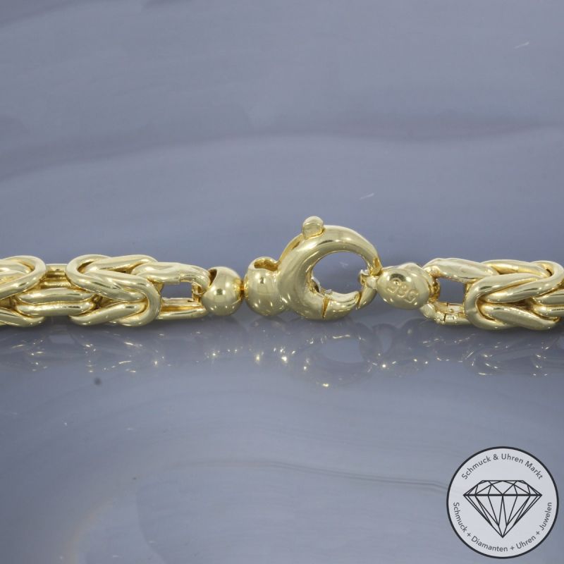 Wert 12190 € Königs Kette mit Medusa Elementen (46,8 Gramm) in 585er 14 K Gelbgold - 104906
