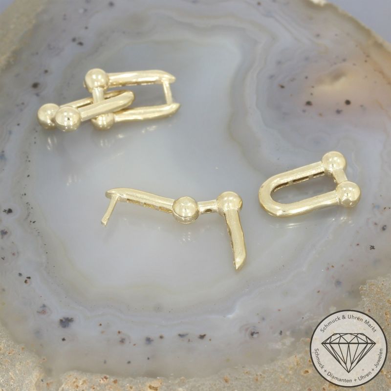 Wert 800 € Ohrringe in 585er 14 K Gelbgold - 105019
