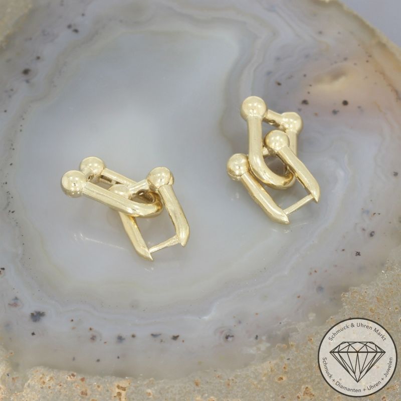 Wert 800 € Ohrringe in 585er 14 K Gelbgold - 105019