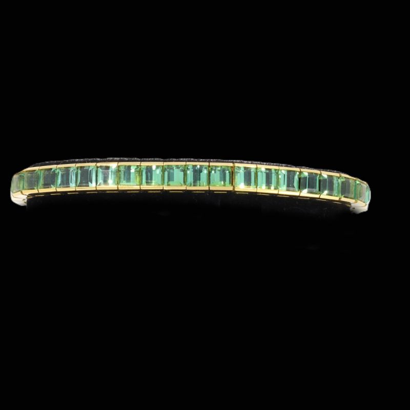 Wert 58000 € Turmalin Set Collier Armband Ring in 750er 18 K Gelbgold - 105196