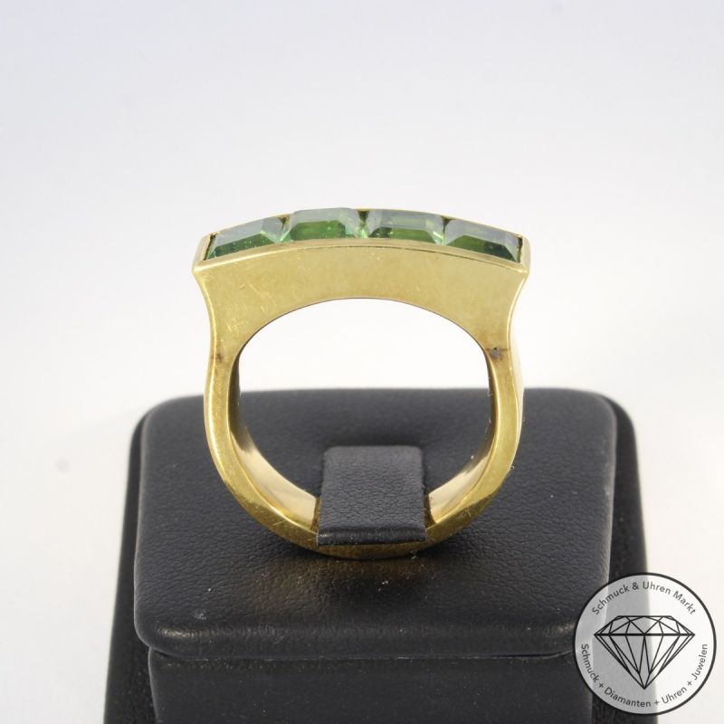 Wert 58000 € Turmalin Set Collier Armband Ring in 750er 18 K Gelbgold - 105196