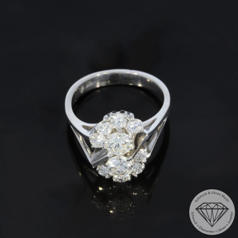 Wert 7490 € Brillant Ring in 750er 18 K Weißgold - 105211