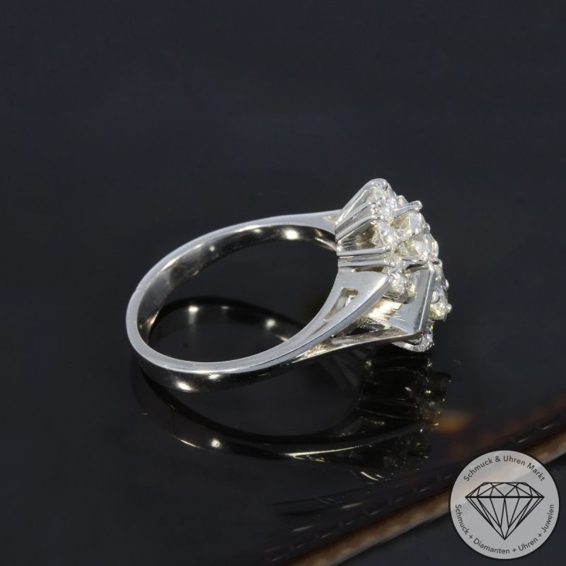 Wert 7490 € Brillant Ring in 750er 18 K Weißgold - 105211