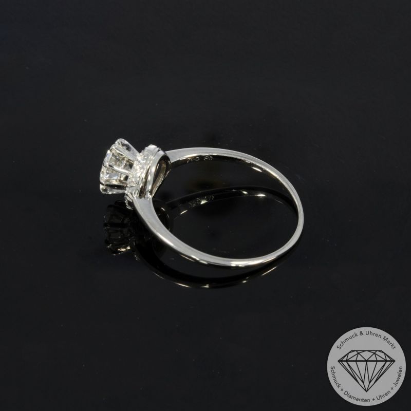 Wert 10990 € Brillant Diamant Ring in 750er 18 K Weißgold - 105219