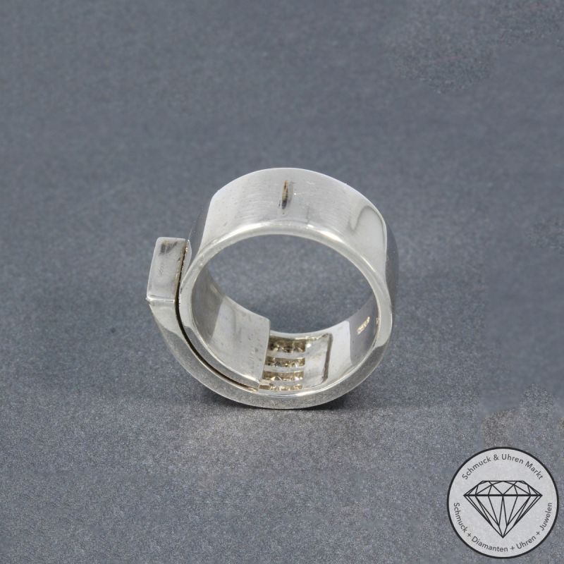 Wert 6990 € Brillant Ring (ca. 0,96 carat) in 750er 18 K Weißgold - 105220