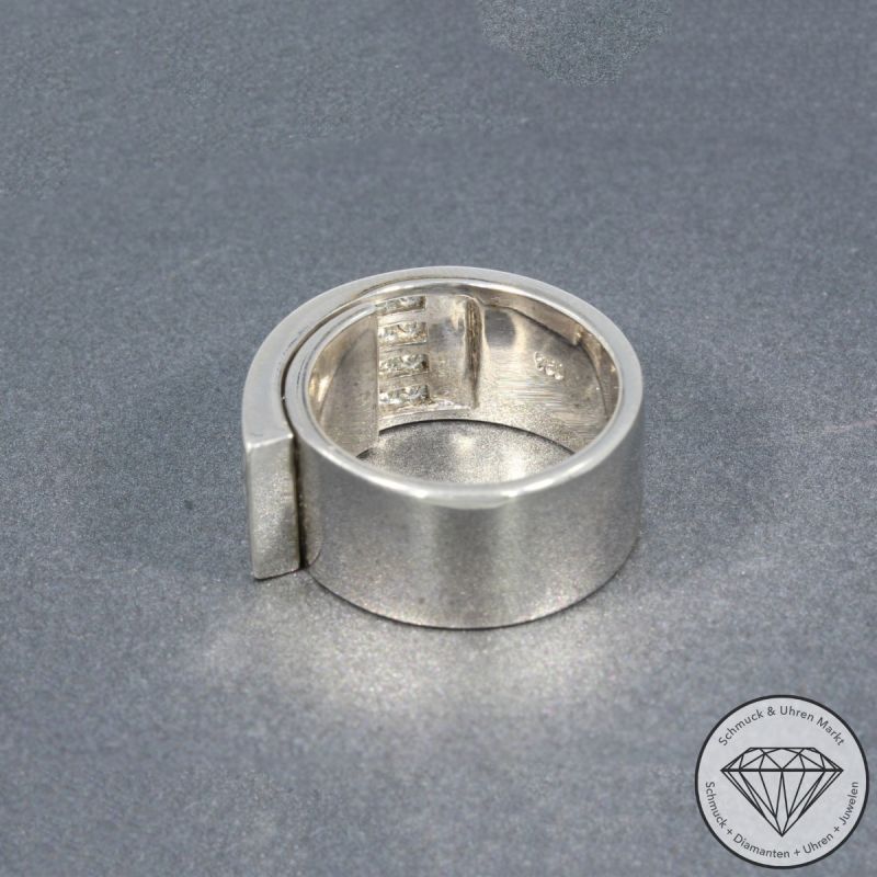 Wert 6990 € Brillant Ring (ca. 0,96 carat) in 750er 18 K Weißgold - 105220