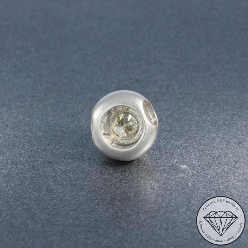 Wert 1090 € Bicolor Solitär Brillant Anhänger (ca. 0,25 carat) in 585er 14 K Gold - 105232