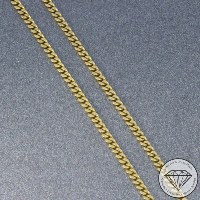 Wert 2250 € Panzer Kette 585er/14 Karat Gelb Gold Länge 66 cm – 105239