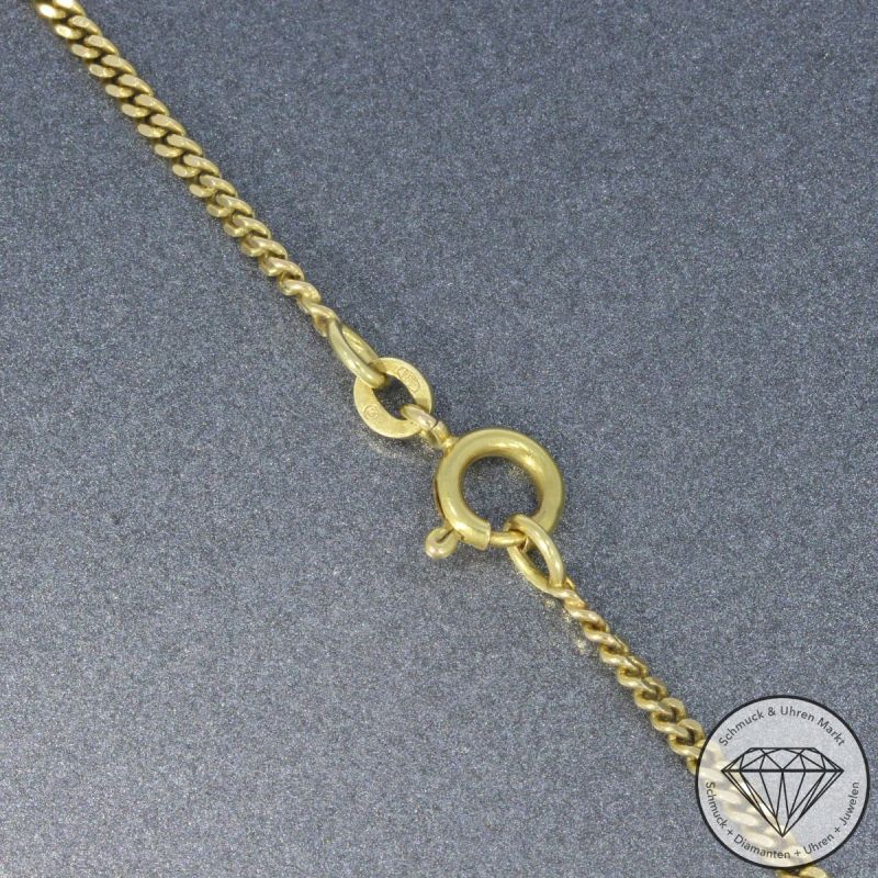 Wert 2250 € Panzer Kette 585er/14 Karat Gelb Gold Länge 66 cm – 105239