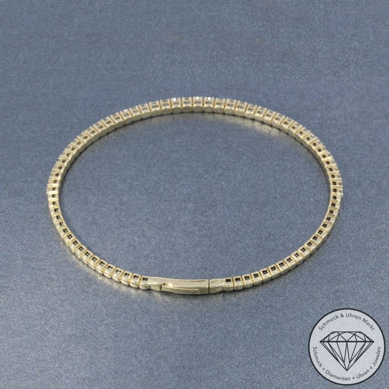 Wert 4490 € Brillant Armreif (1,00 carat) in 585er 14 K Gelbgold - H16
