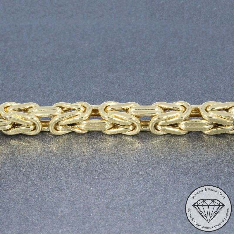 Wert 2690 € Königs Armband (ca. 14,70 Gramm) in 585er 14 K Gelbgold - 105378
