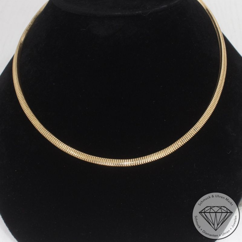 Wert 7850 € Schlangen Kette (33,9 Gramm) in 750er 18 K Gelbgold - 105382