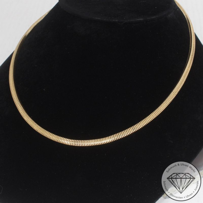 Wert 7850 € Schlangen Kette (33,9 Gramm) in 750er 18 K Gelbgold - 105382