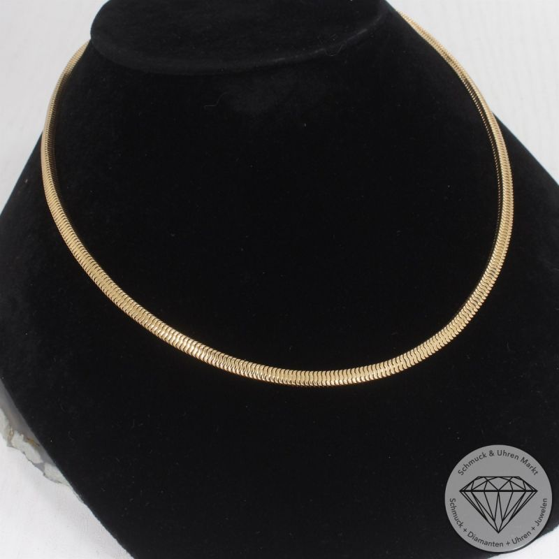 Wert 7850 € Schlangen Kette (33,9 Gramm) in 750er 18 K Gelbgold - 105382