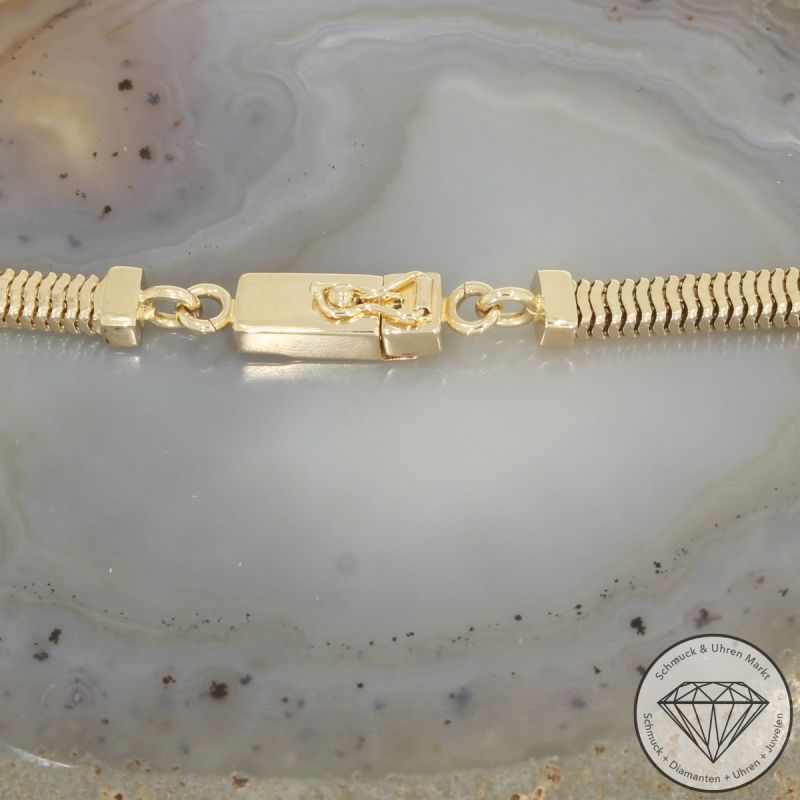 Wert 7850 € Schlangen Kette (33,9 Gramm) in 750er 18 K Gelbgold - 105382