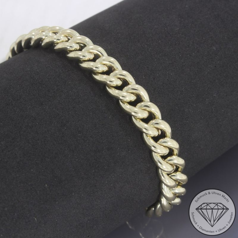 Wert 2750 € Panzer Armband (15,30 Gramm) in 585er 14 K Gelbgold - 105616