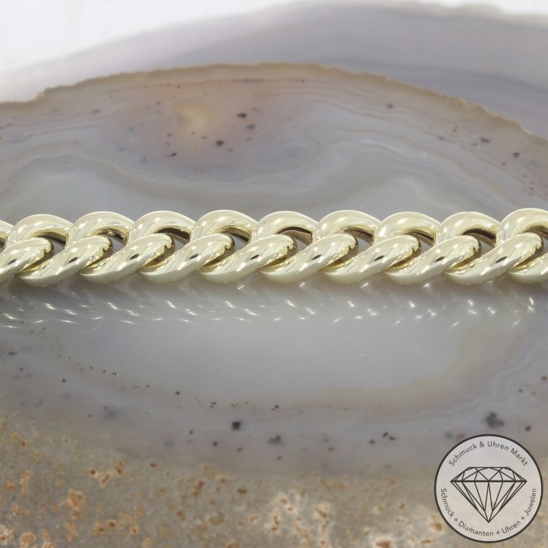 Wert 2750 € Panzer Armband (15,30 Gramm) in 585er 14 K Gelbgold - 105616