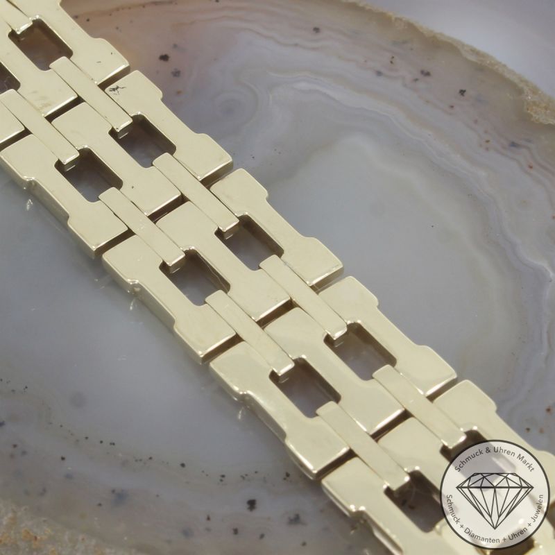 Wert 5590 € Backstein Armband in 585er 14 K Gelbgold - 105627