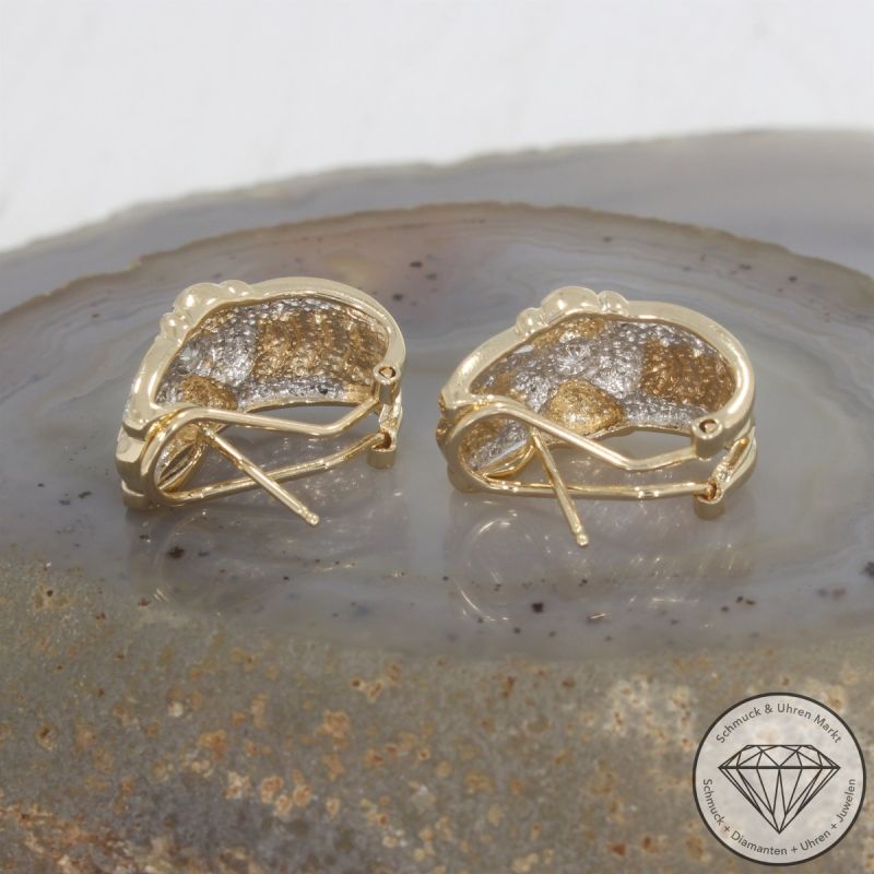 Wert 2450 € Brillant Ohrringe (ca. 0,50 carat) in 585er 14 K Gelbgold - 105688