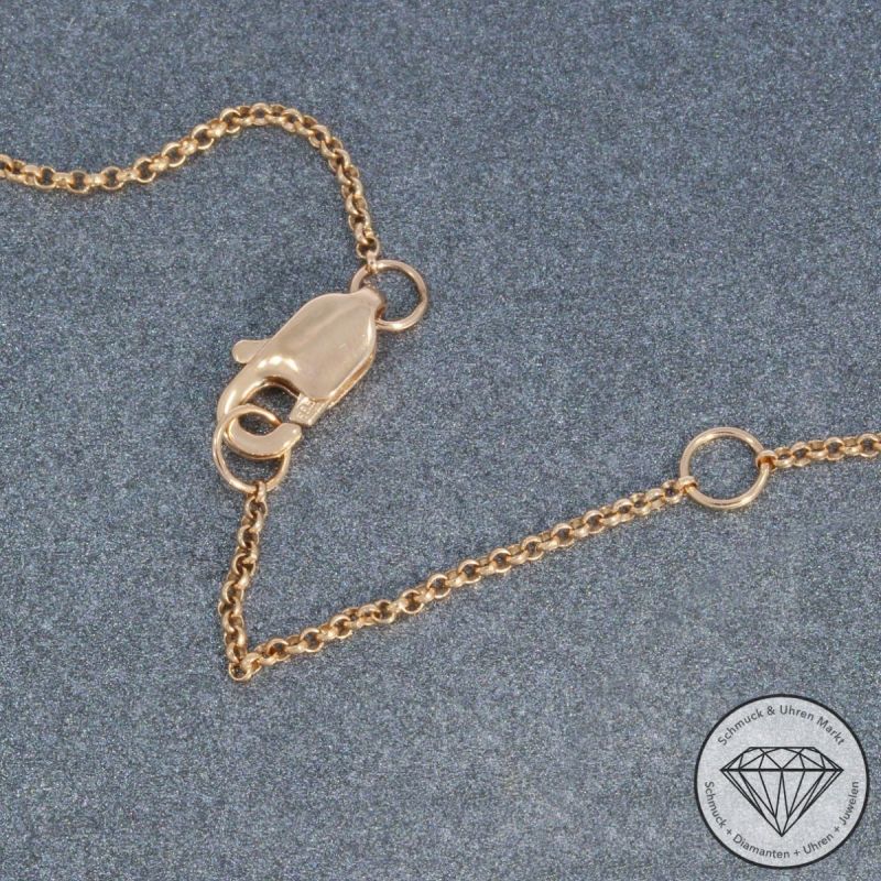 Wert 3390 € Brillant Turmalin Anhänger & Kette Scorpion in 585er 14 K Roségold - 105762