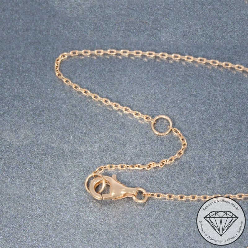 Wert 4850 € Brillant Turmalin Collier in 585er 14 K Roségold - 105763