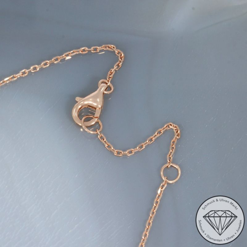 Wert 5790 € Brillant Morganit Anhänger & Kette in 585er 14 K Roségold - 105764