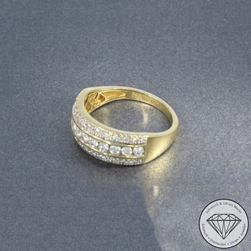 Wert 2790 € Brillant Ring (ca.1,00 carat) in 585er 14 K Gelbgold - 105770