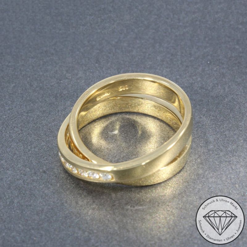Wert 2590 € CHRIST Brillant Ring in 585er 14 K Gelbgold - 105795