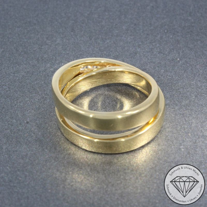 Wert 2590 € CHRIST Brillant Ring in 585er 14 K Gelbgold - 105795
