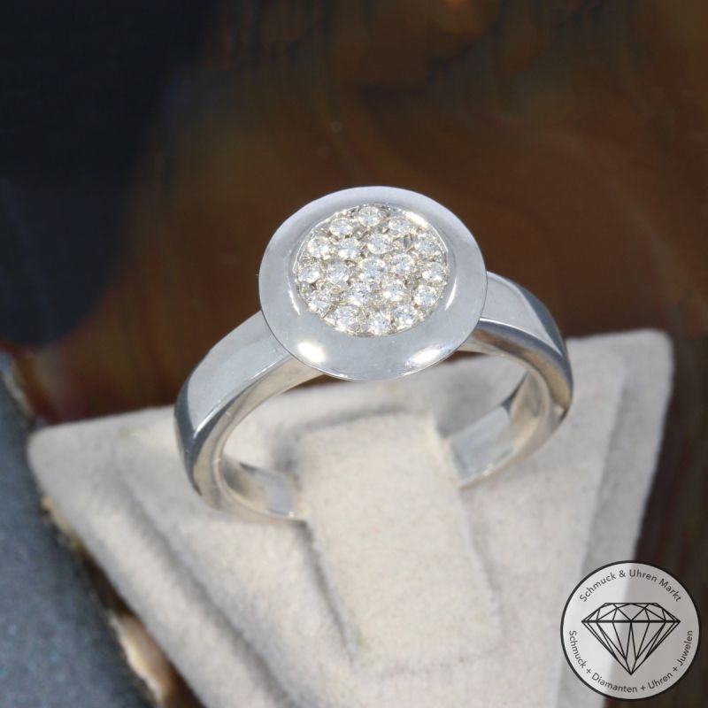 Wert 2550 € Brillant Ring in 750er 18 K Weißgold - 105796