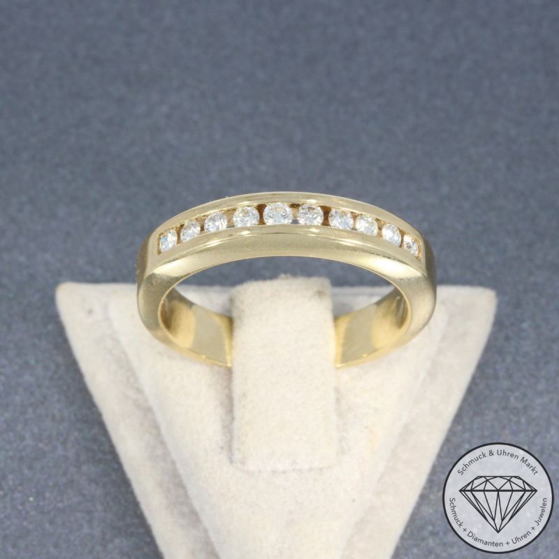 Wert 2250 € Brillant Ring in 585er 14 K Gelbgold - 105798