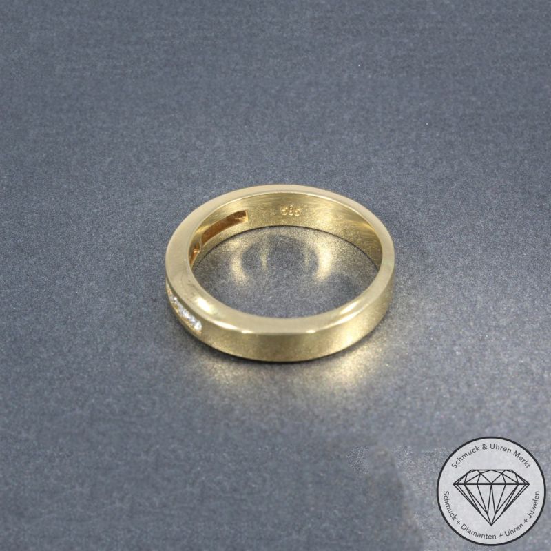 Wert 2250 € Brillant Ring in 585er 14 K Gelbgold - 105798