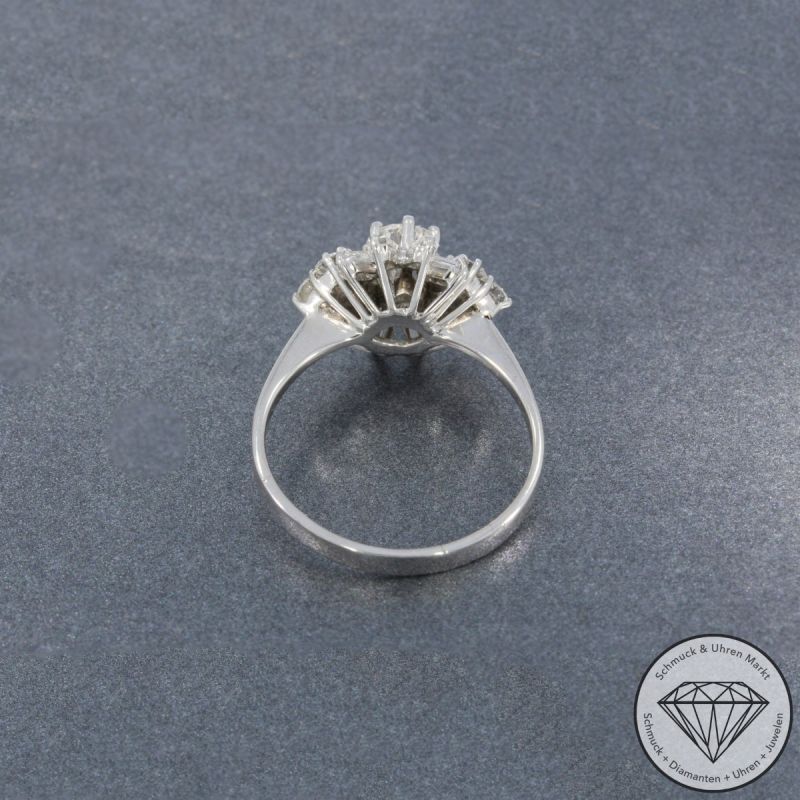 Wert 3590 € Brillant Diamant Ring in 750er 18 K Weißgold - 105779